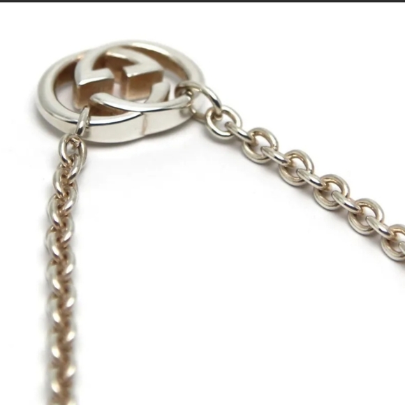 STUNNING DOUBLE GG GUCCI NECKLACE - Picture 5 of 12